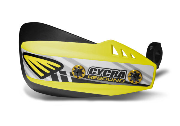 Cycra Rebound Handguards Racer Pack Yellow Shields