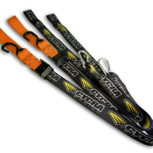 Cycra Soft Strap Extra Wide Tie Downs Orange Pair