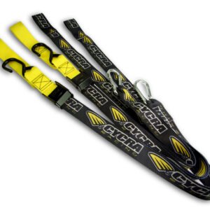 Cycra Soft Strap Extra Wide Tie Downs Yellow Pair