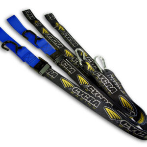 Cycra Soft Strap Extra Wide Tie Downs Blue Pair