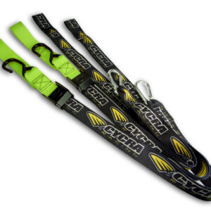 Cycra Soft Strap Extra Wide Tie Downs Green Pair
