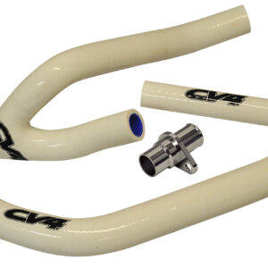 CV4 by Cycra Radiator Silicone Hose Kit 10-15 YZ450F Y-Kit Billet Adapter White