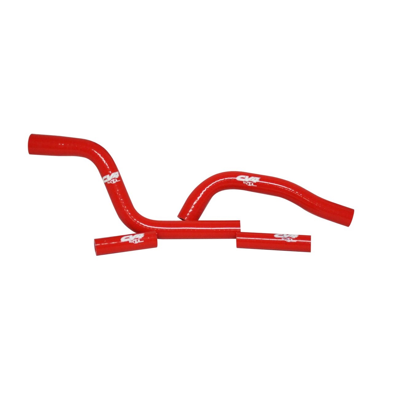 CV4 by Cycra Radiator Silicone Hose Kit Yamaha 02-15 YZ125 Red