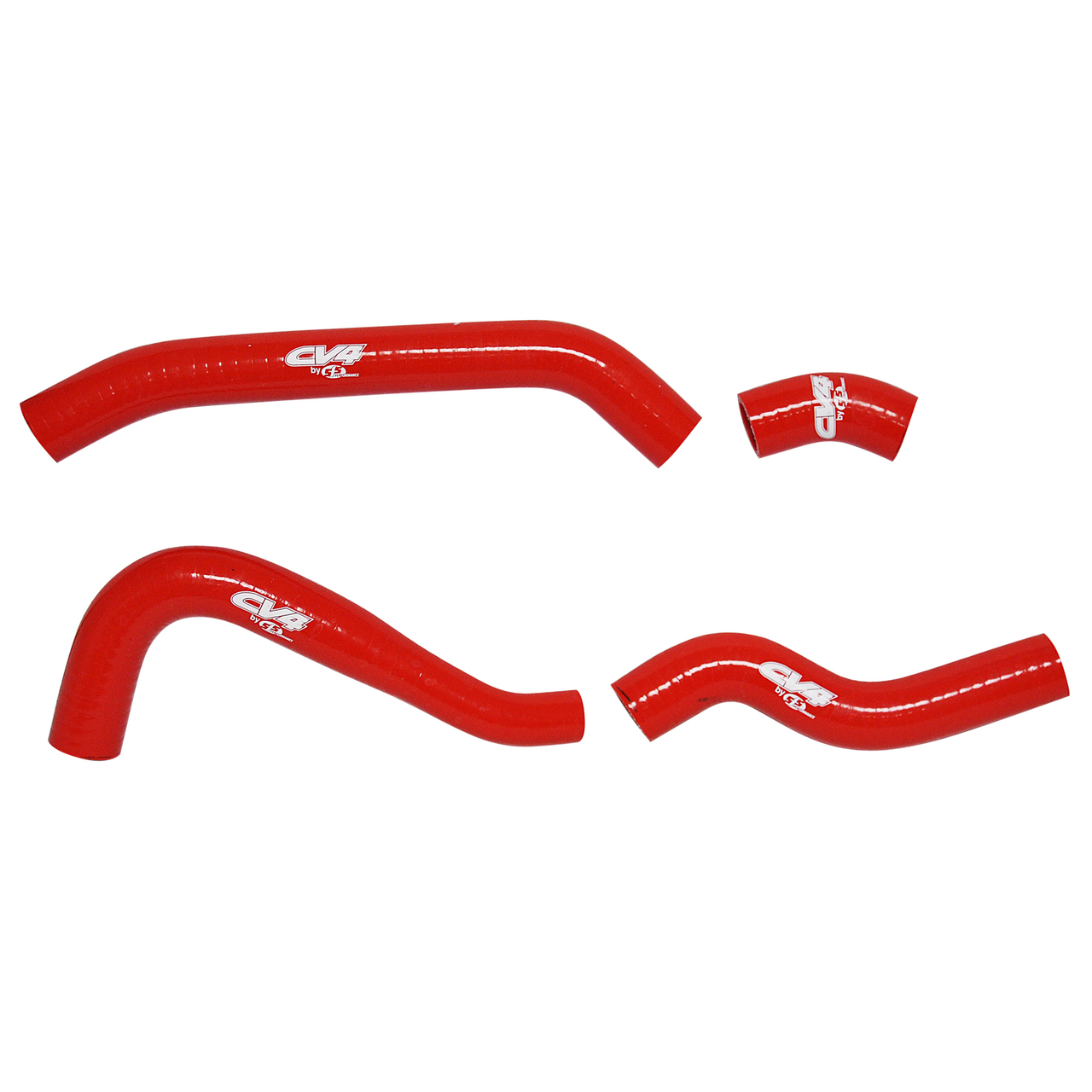 CV4 by Cycra Radiator Silicone Hose Kit Polaris 07-11 Outlaw 450-525 W/ Stat Red