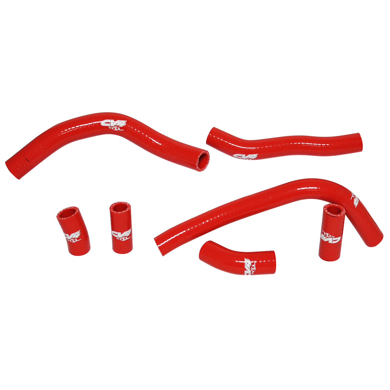 CV4 by Cycra Radiator Silicone Hose Kit Honda 09-12 CRF450R Red