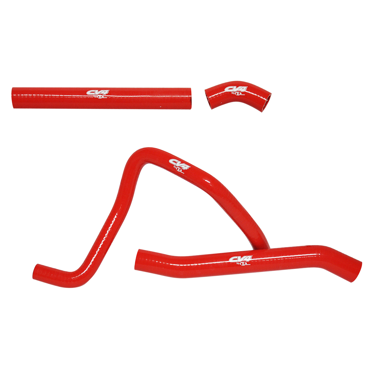 CV4 by Cycra Radiator Silicone Hose Kit Honda 08-09 TRX700XX Red