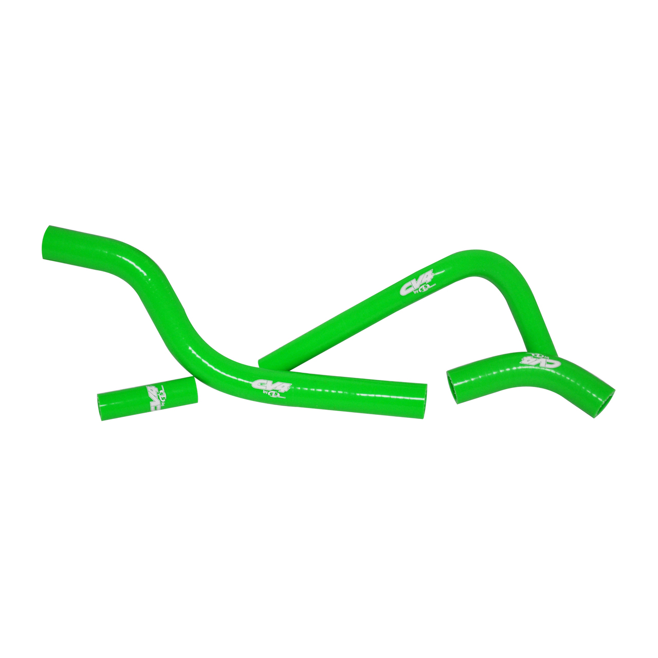CV4 by Cycra Radiator Silicone Hose Kit 04 Kawasaki KX250F Suzuki RM-Z250 Green