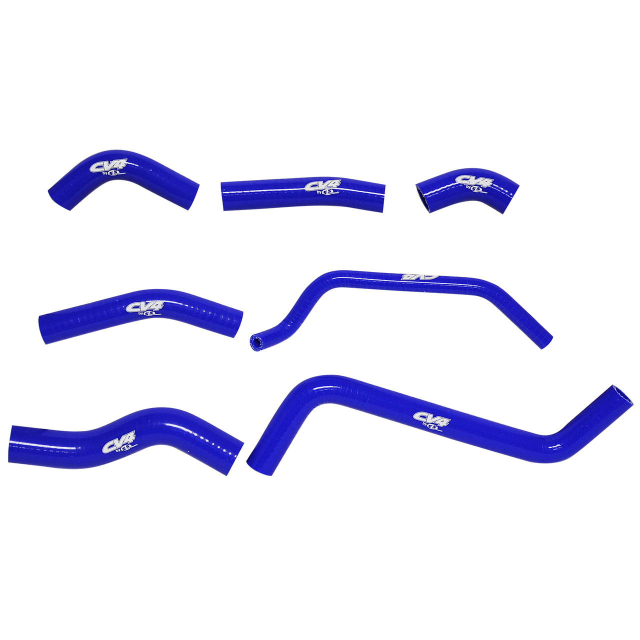 CV4 by Cycra Radiator Silicone Hose Kit Kawasaki 09-15 KX450F Blue
