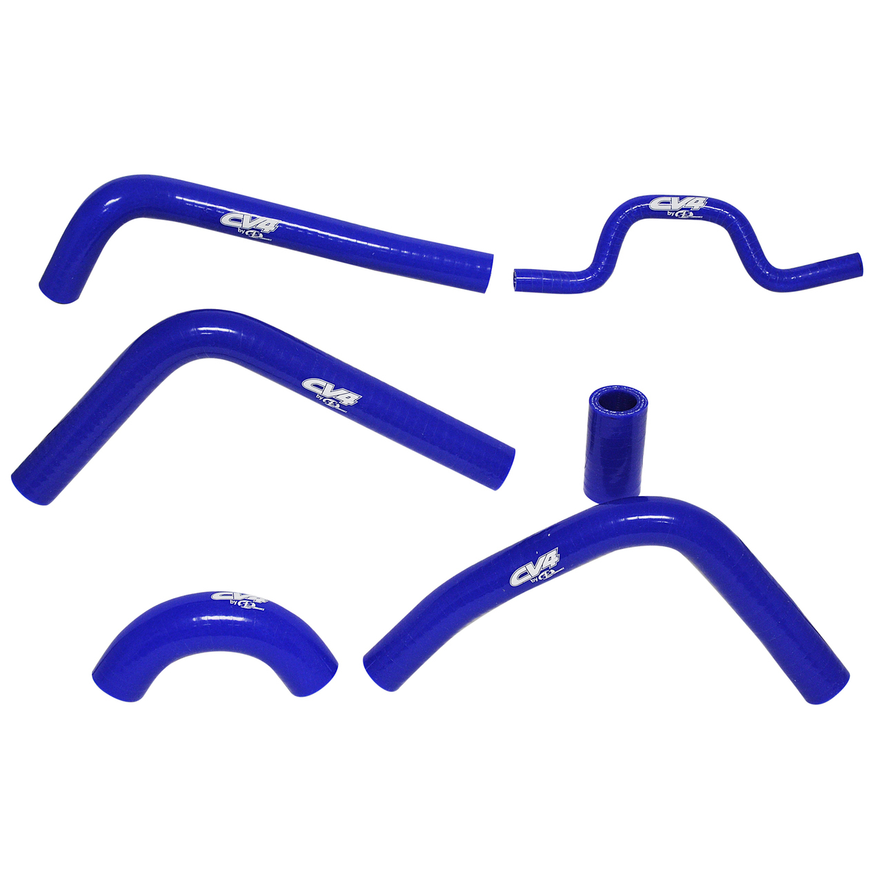 CV4 by Cycra Radiator Silicone Hose Kit Kawasaki 09-15 KX250F Blue