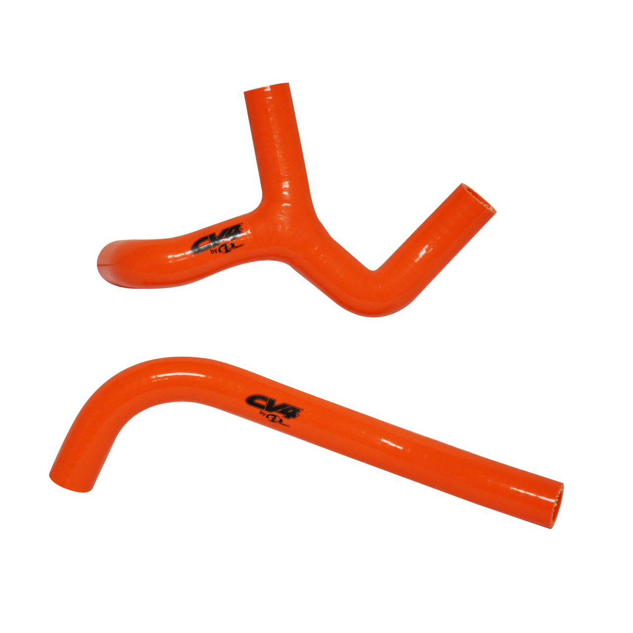 CV4 by Cycra Radiator Silicone Hose Kit KTM 09-15 65 SX Y-Kit Orange