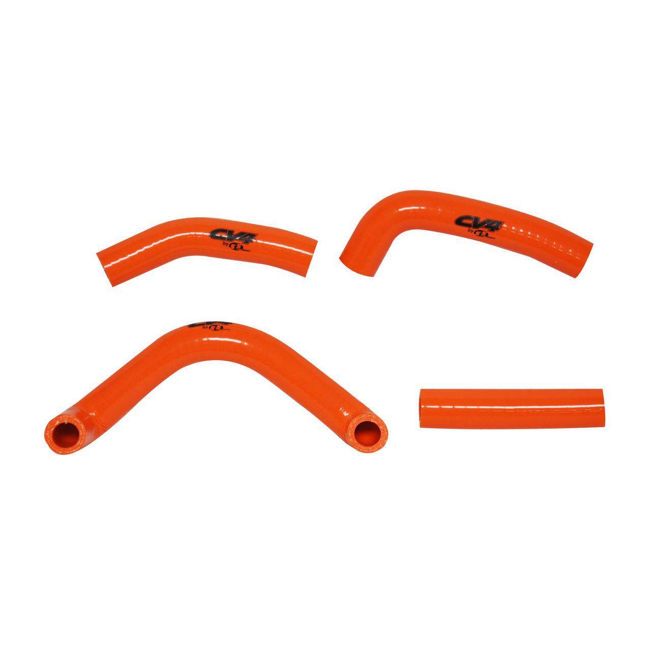 CV4 by Cycra Radiator Silicone Hose Kit KTM 09-11 50 SX Orange