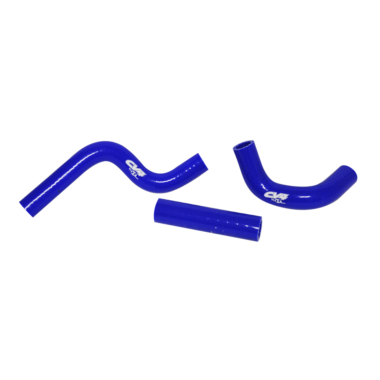 CV4 by Cycra Radiator Silicone Hose Kit Kawasaki 98 KX80 99-13 KX85 KX100 Blue