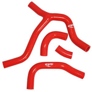 CV4 by Cycra Radiator Silicone Hose Kit Honda 13-14 CRF450R Y-Kit Red