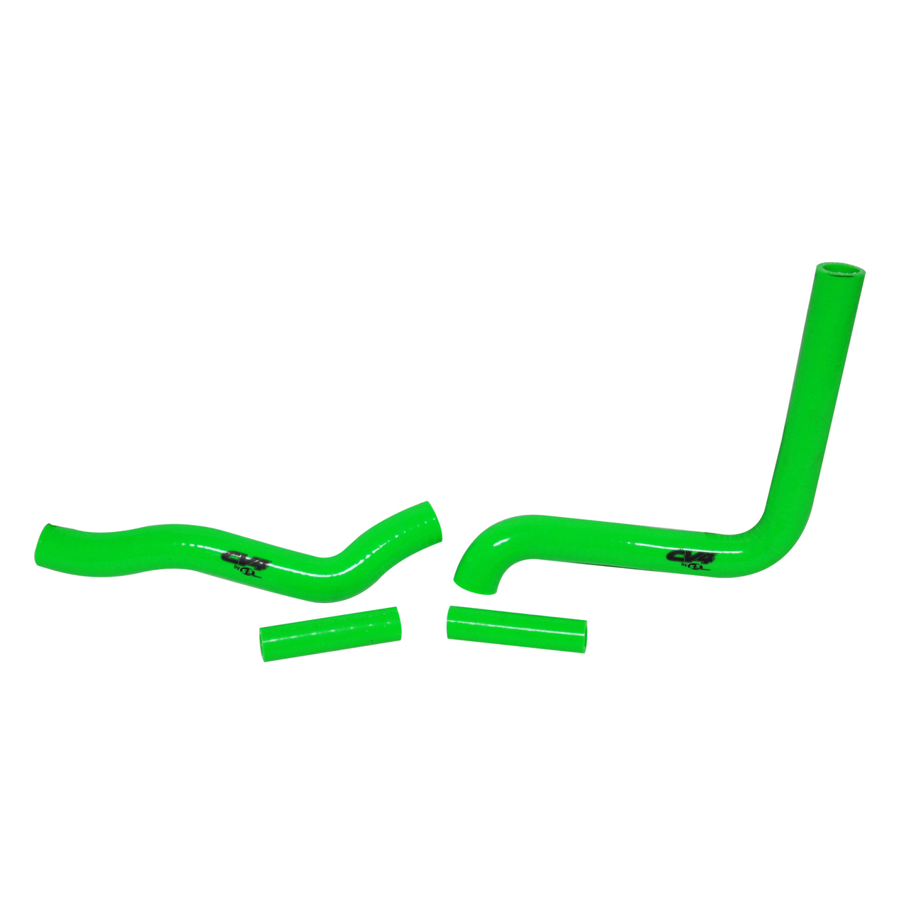 CV4 by Cycra Radiator Silicone Hose Kit Kawasaki 05-07 KX250 Green
