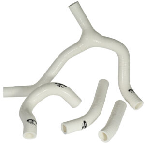 CV4 by Cycra Radiator Silicone Hose Kit Honda 14-15 CRF450R White