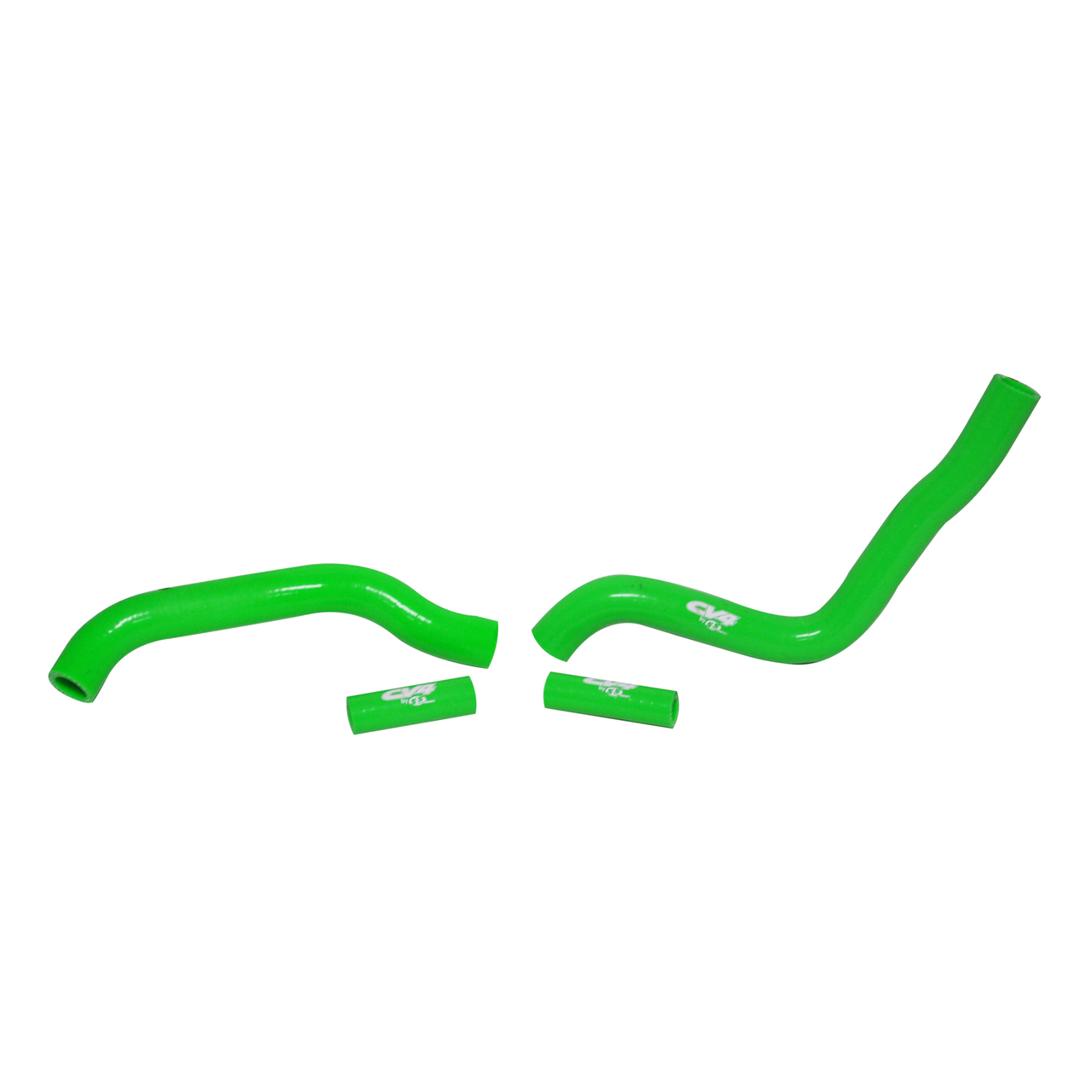 CV4 by Cycra Radiator Silicone Hose Kit Kawasaki 05 KX125 Green
