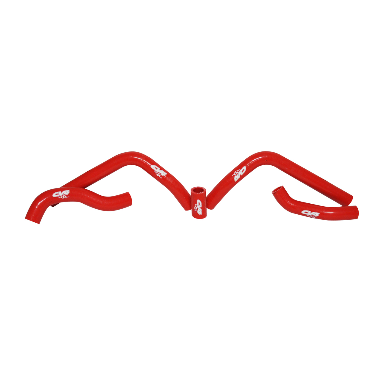 CV4 by Cycra Radiator Silicone Hose Kit Honda 05-07 CR125 Red