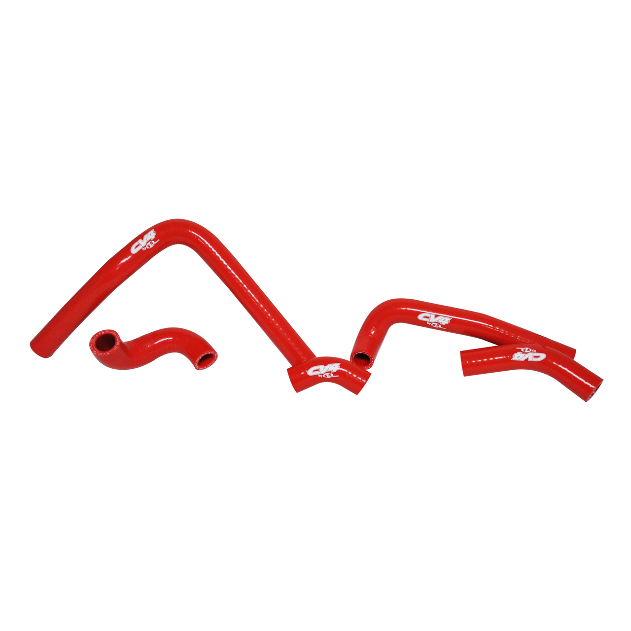 CV4 by Cycra Radiator Silicone Hose Kit Honda 03-07 CR250 Red