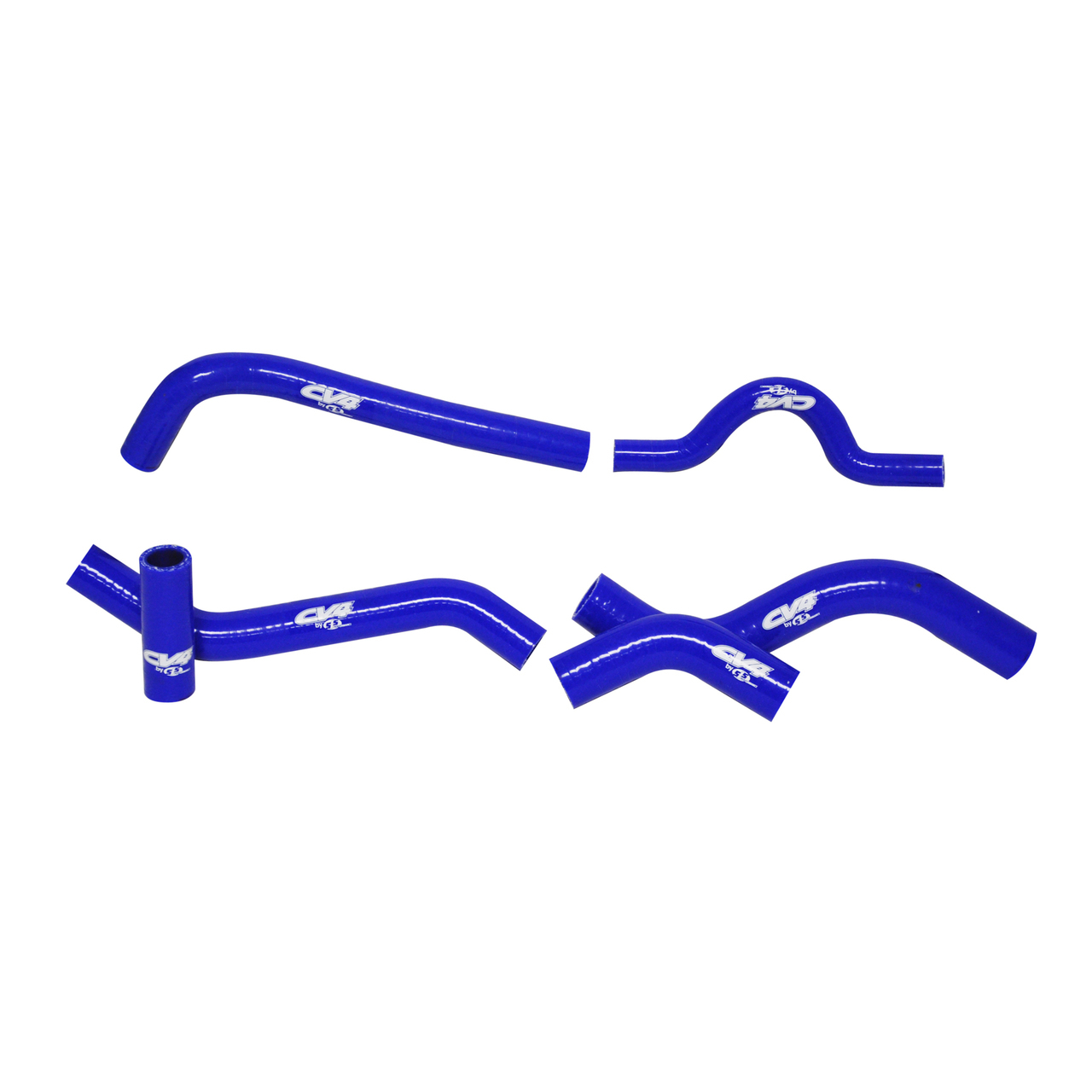 CV4 by Cycra Radiator Silicone Hose Kit Kawasaki 06 KX250F Blue
