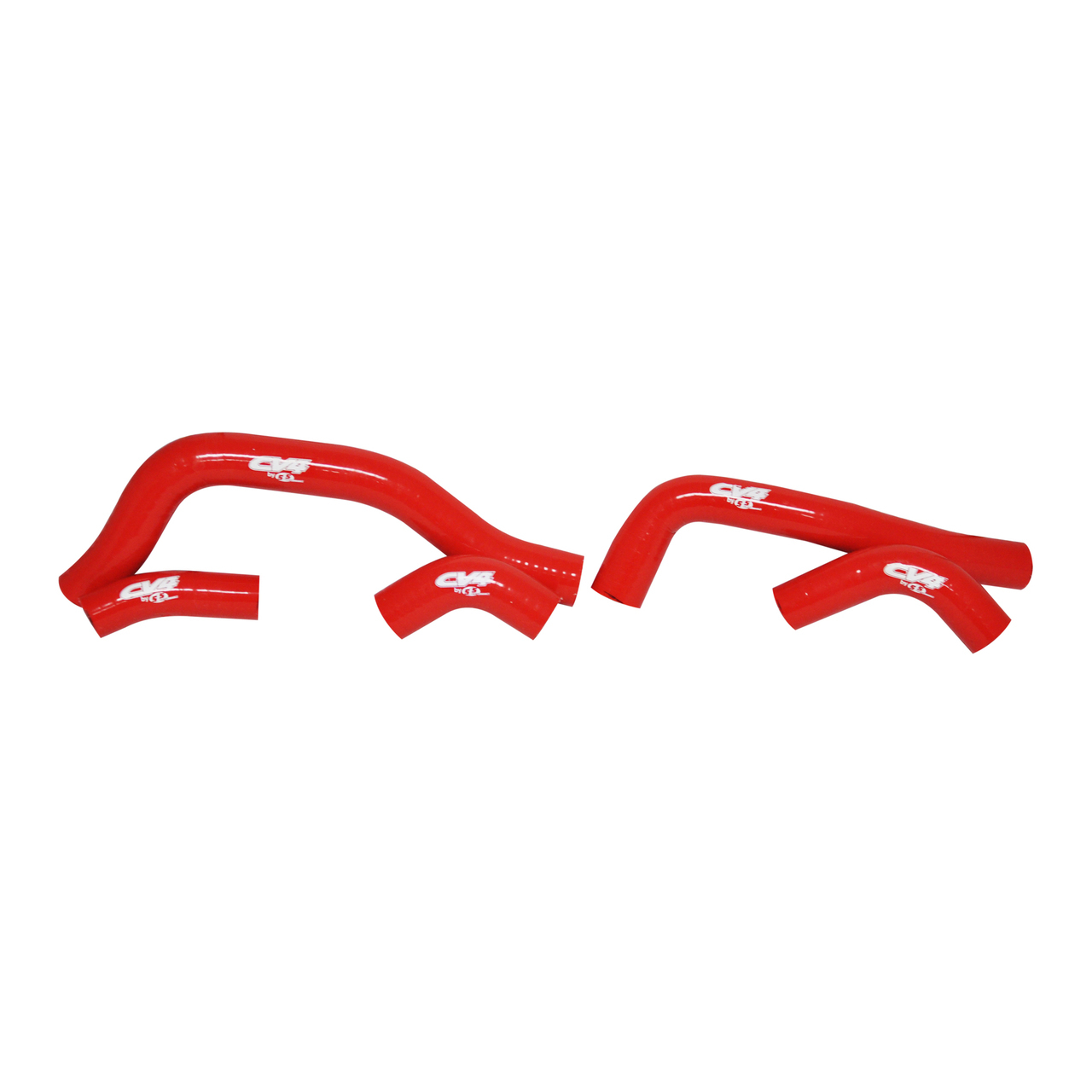 CV4 by Cycra Radiator Silicone Hose Kit Honda 06-08 CRF450R Red