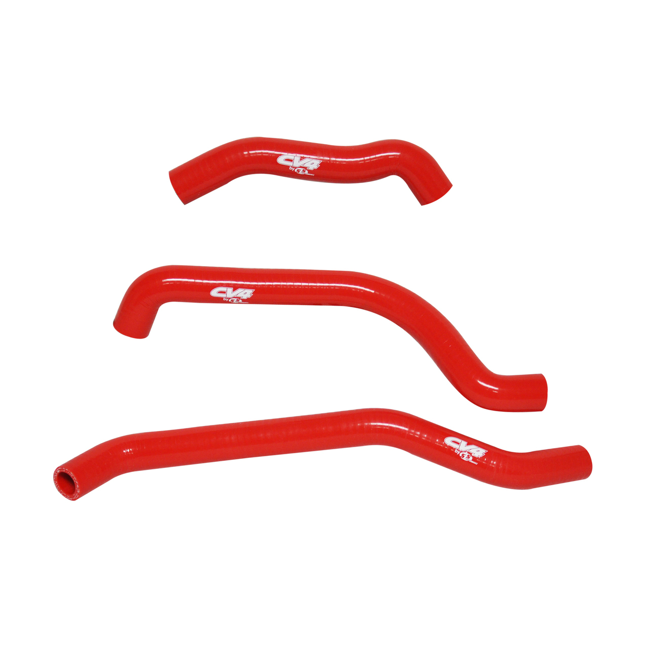 CV4 by Cycra Radiator Silicone Hose Kit Honda 87-89 TRX250R Red