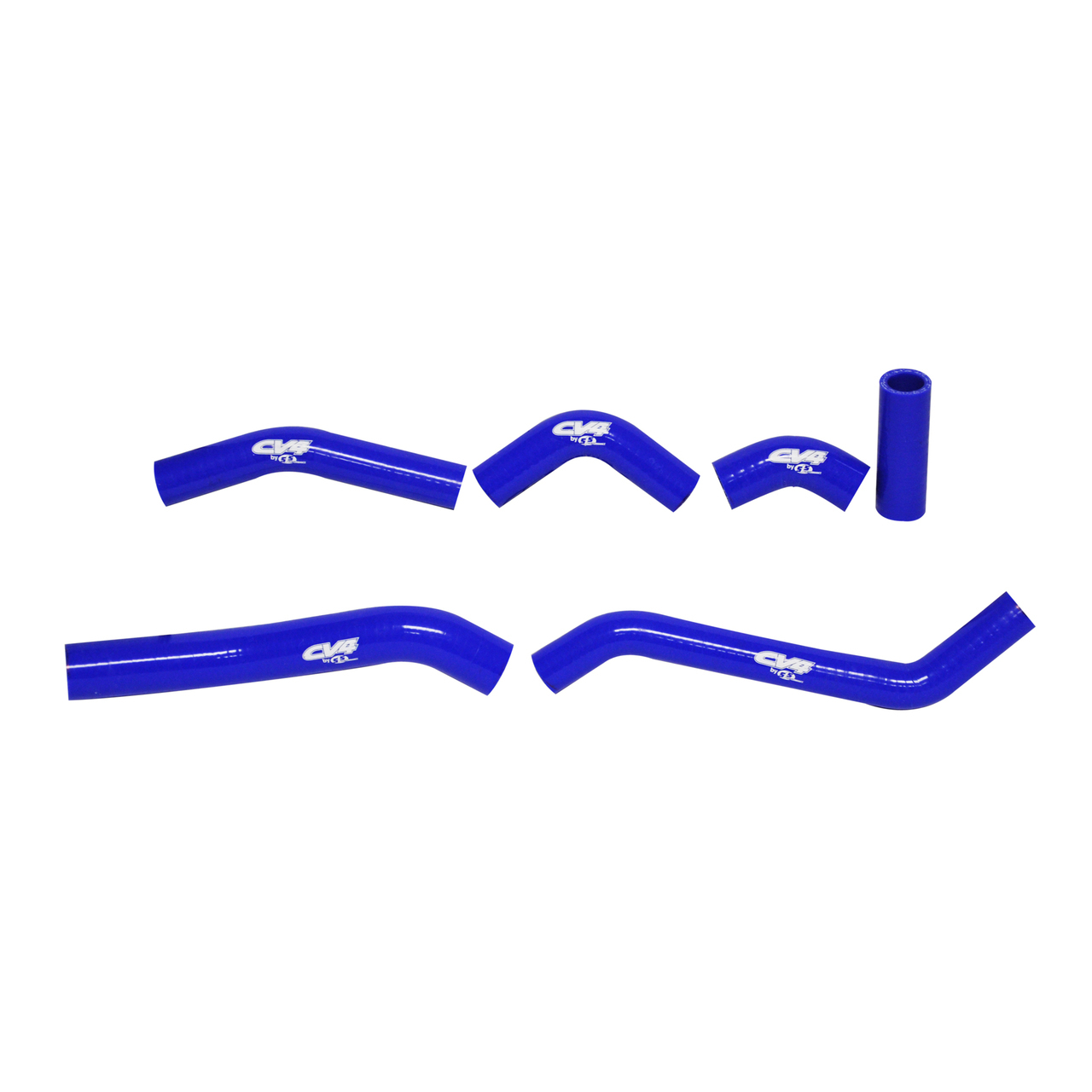 CV4 by Cycra Radiator Silicone Hose Kit Kawasaki 06-08 KX450F Blue