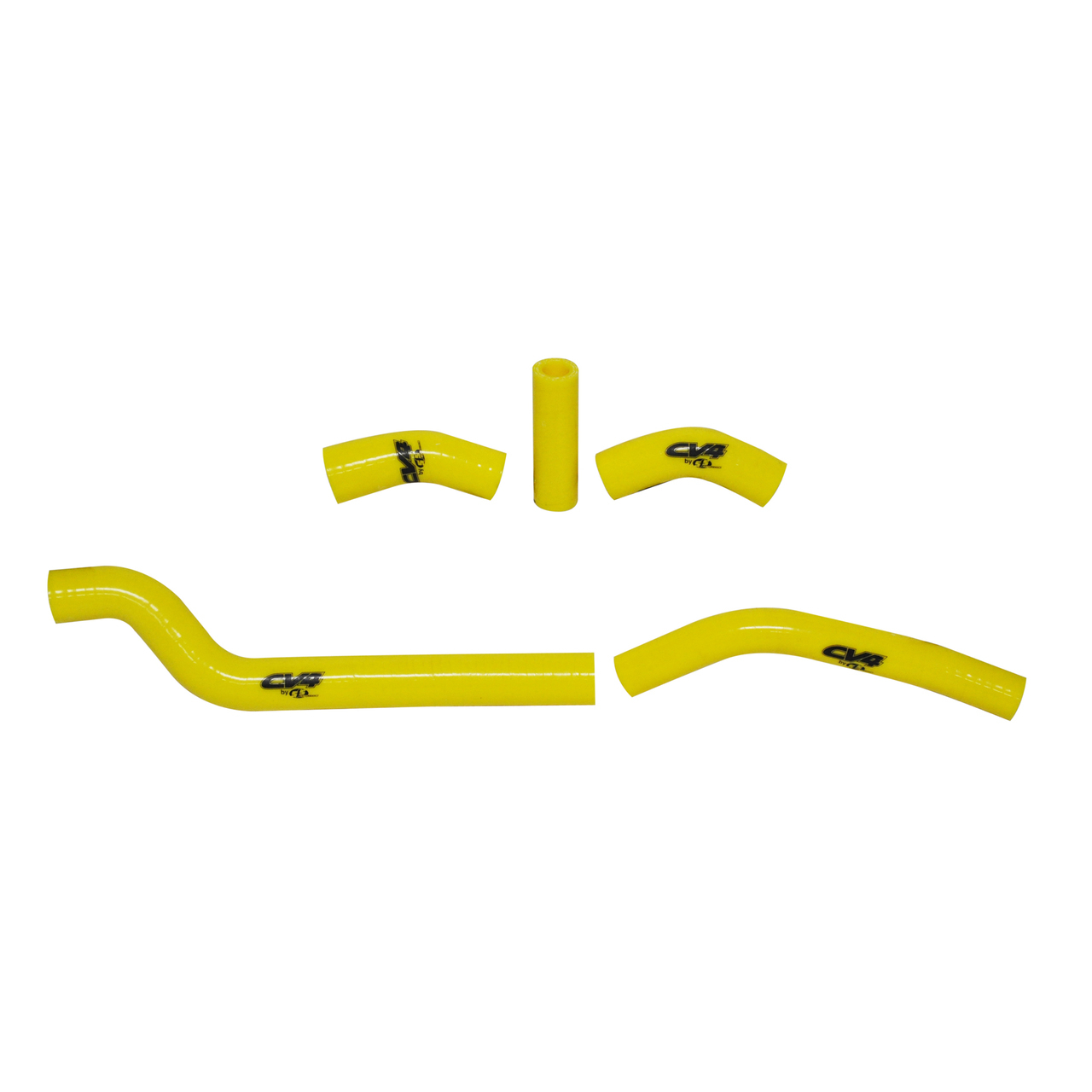 CV4 by Cycra Radiator Silicone Hose Kit Yamaha 06 YZ250F 07-12 WR250F Yellow