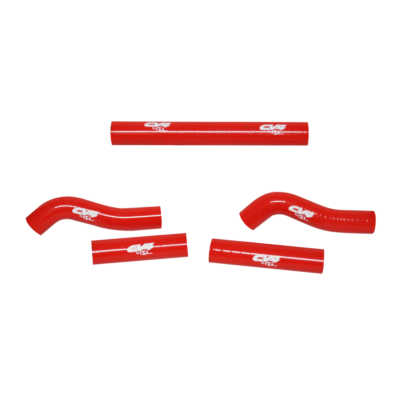 CV4 by Cycra Radiator Silicone Hose Kit KTM 05-06 250 SX-F Red
