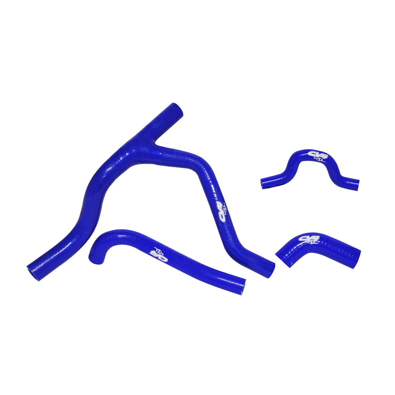 CV4 by Cycra Radiator Silicone Hose Kit Kawasaki 06 KX250F Y-Kit Blue
