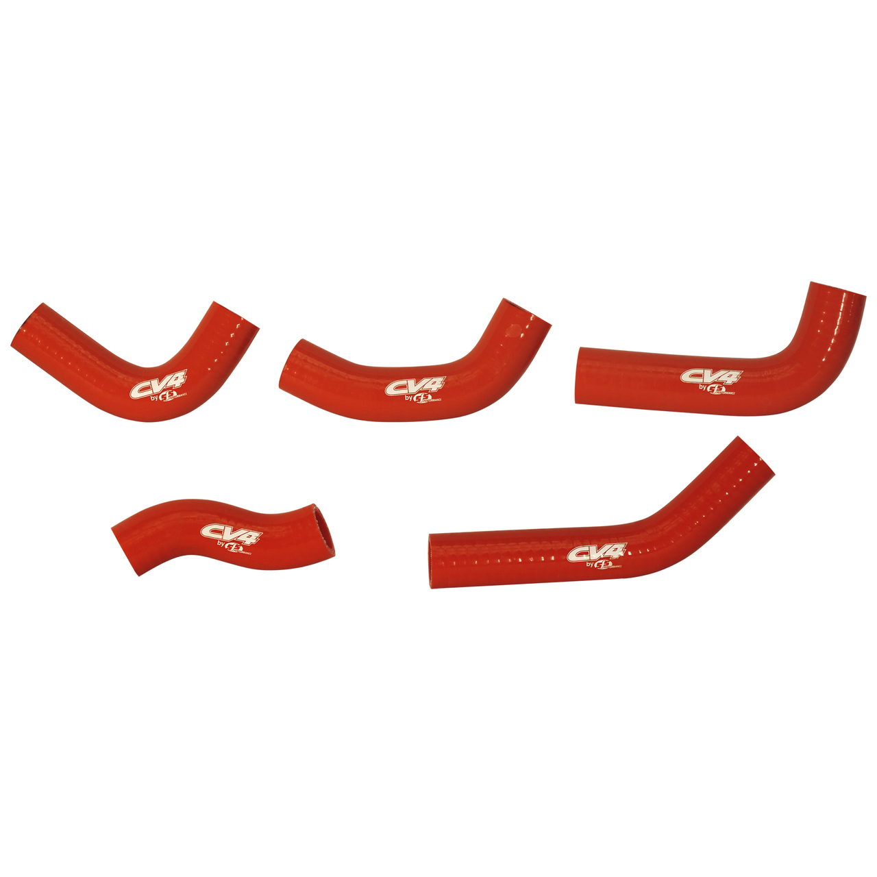 CV4 by Cycra Radiator Silicone Hose Kit Honda 00-07 XR650R Red