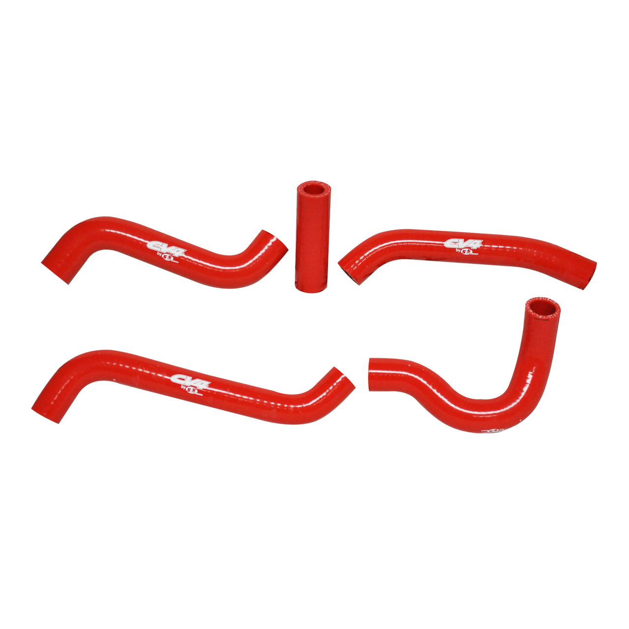 CV4 by Cycra Radiator Silicone Hose Kit Suzuki 07 RM-Z450 Red