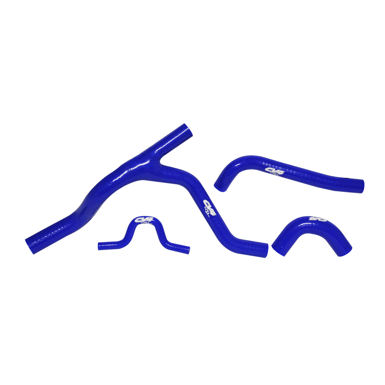 CV4 by Cycra Radiator Silicone Hose Kit Kawasaki 07-08 KX250F Y-Kit Blue