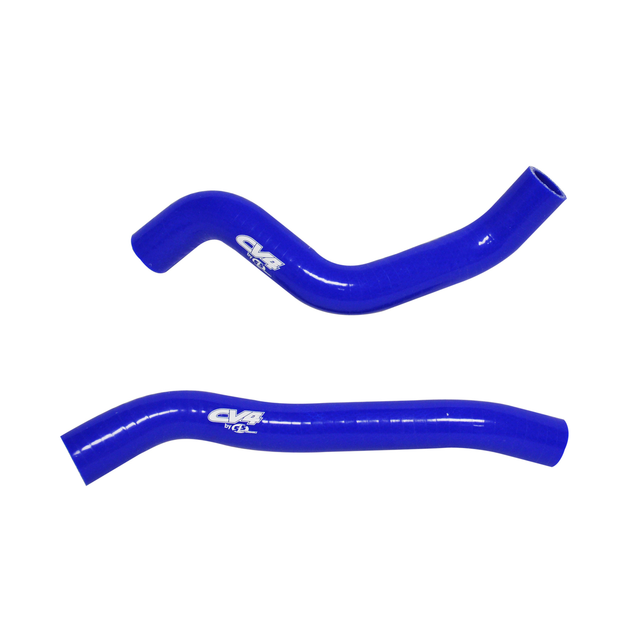 CV4 by Cycra Radiator Silicone Hose Kit Kawaskai 08-15 KFX450R Blue