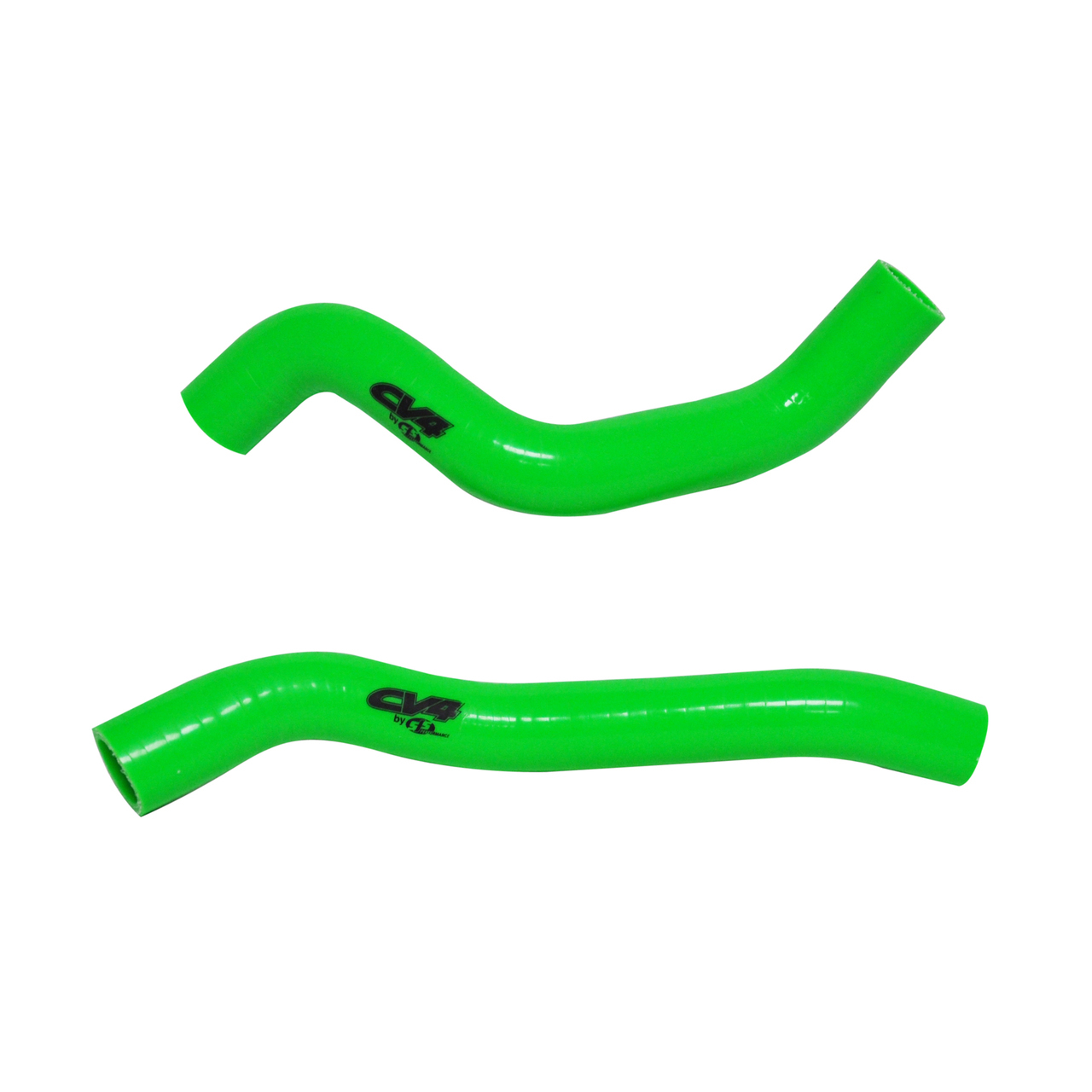 CV4 by Cycra Radiator Silicone Hose Kit Kawaskai 08-15 KFX450R Green